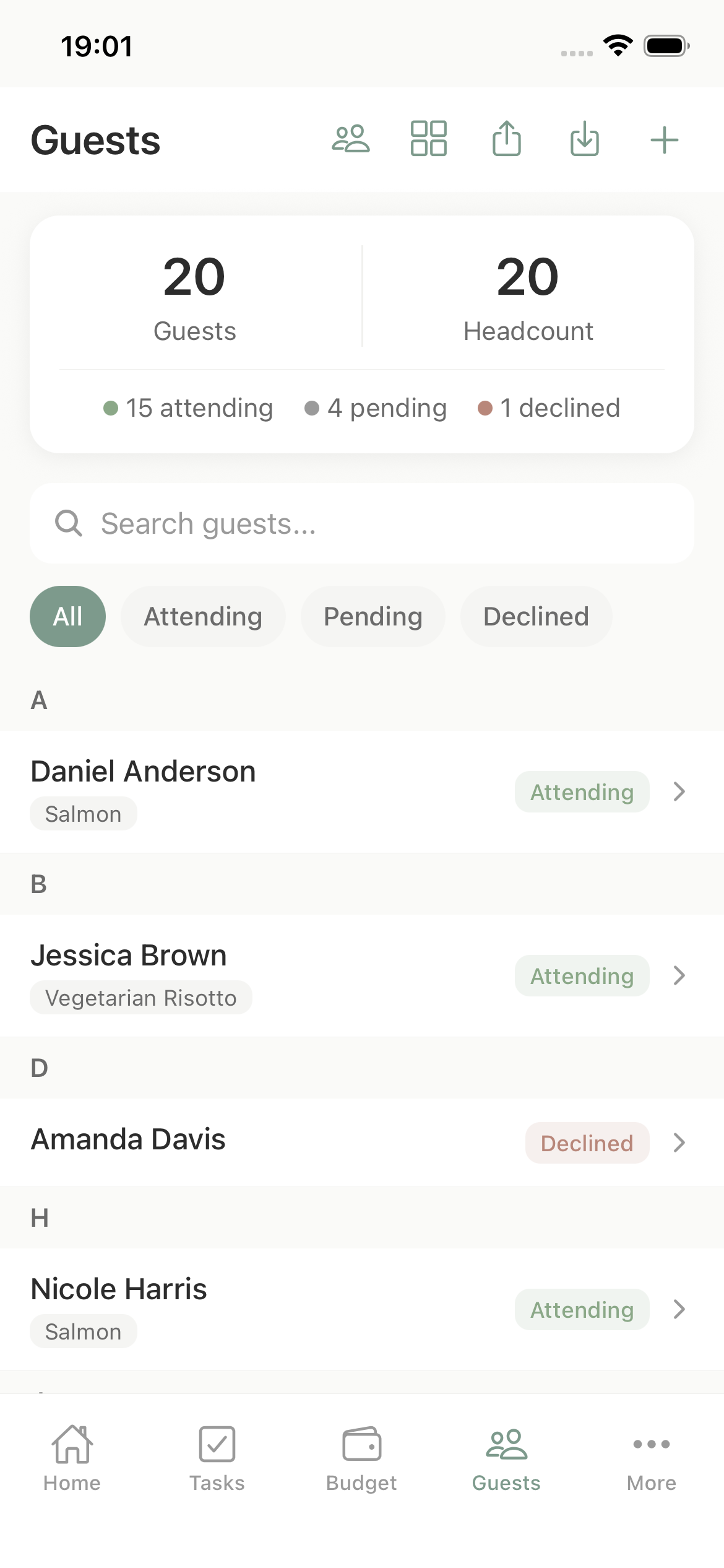 Guest List Management